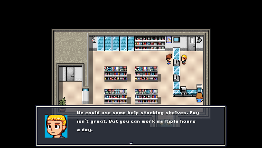 Debt City - Retro Life Sim RPG - screenshot 1