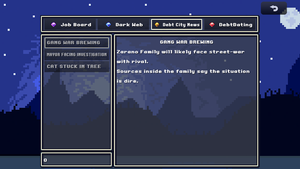 Debt City - Retro Life Sim RPG - screenshot 2