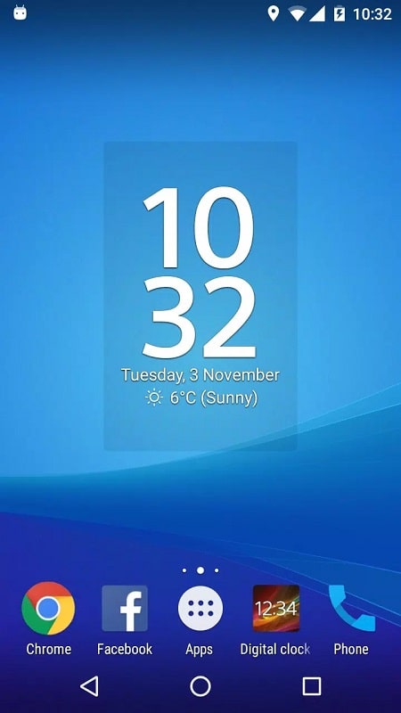 Digital Clock & Weather Widget - screenshot 2