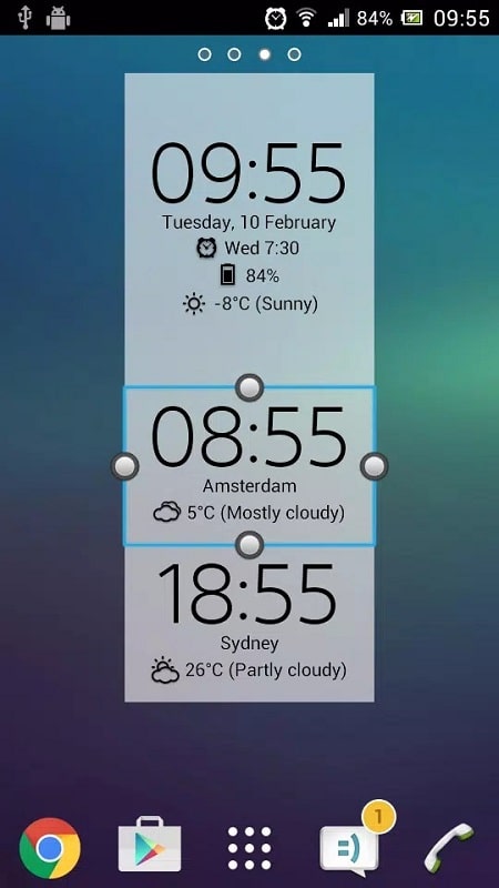 Digital Clock & Weather Widget - screenshot 4