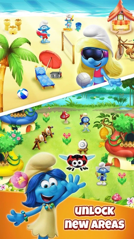 Smurfs Bubble Shooter APK - screenshot 2