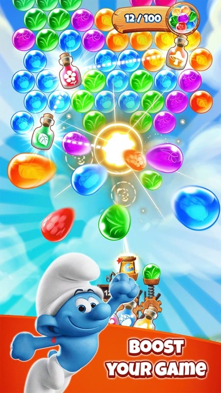 Smurfs Bubble Shooter APK - screenshot 4