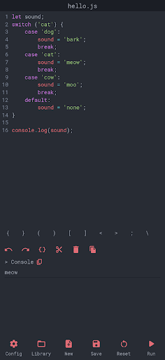 JavaScript Editor - screenshot 1