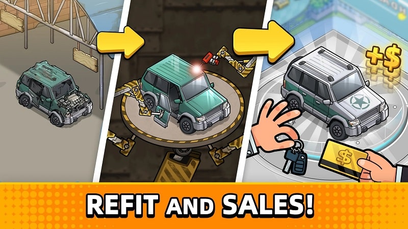 Used Car Tycoon Game APK - screenshot 1