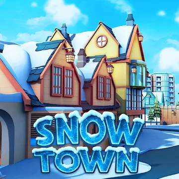 Snow Town - Ice Village World: Winter City MOD APK icon