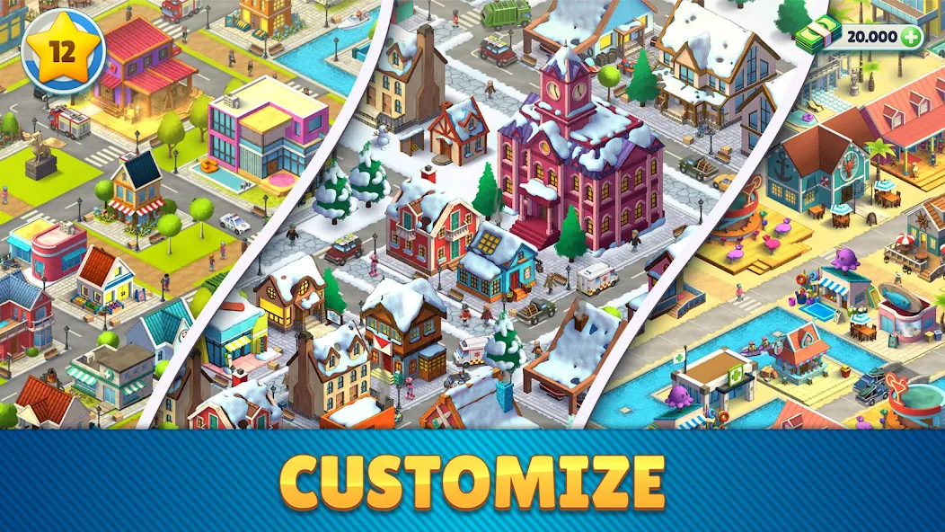 Cozy Town: City Building Game - screenshot 6