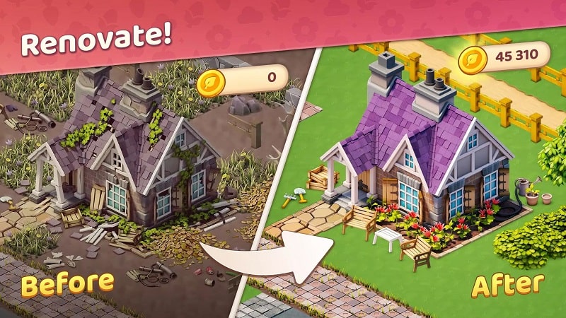 City Escape Garden Blast Story APK - screenshot 1