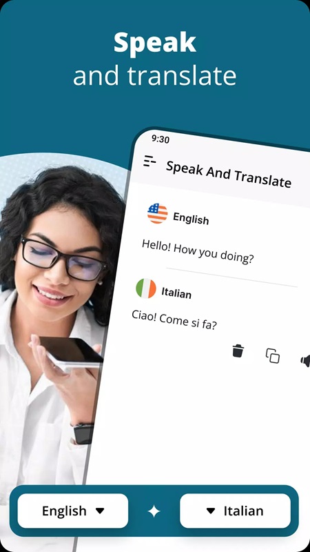 Speak & Translate all Language APK - screenshot 1