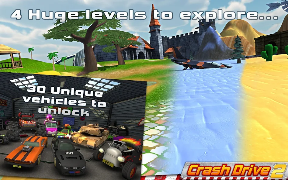 Crash Drive 2: 3D Racing Cars - screenshot 2