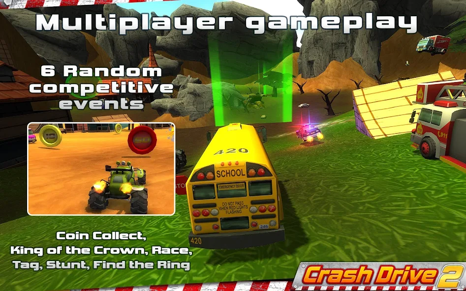 Crash Drive 2: 3D Racing Cars - screenshot 3
