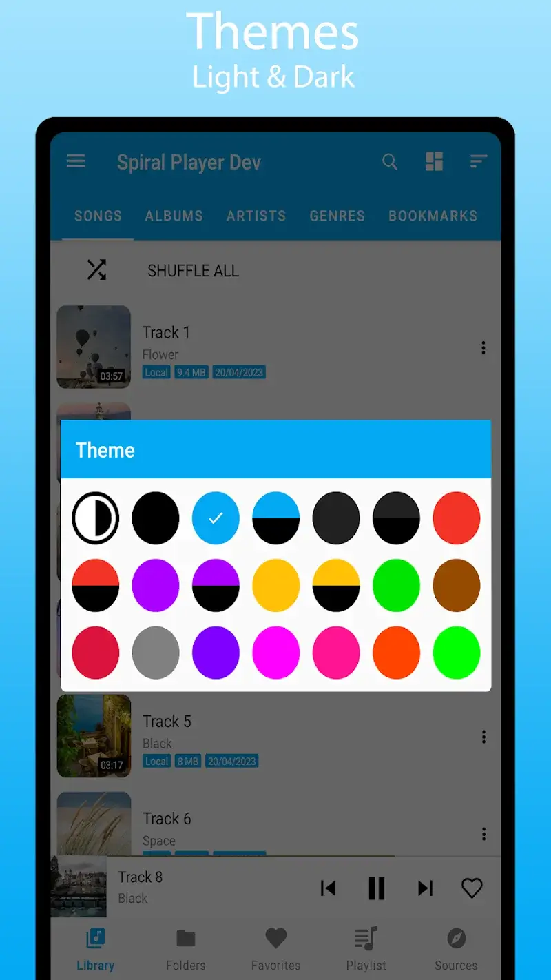 Spiral Cloud Music Player Mp3 - screenshot 4