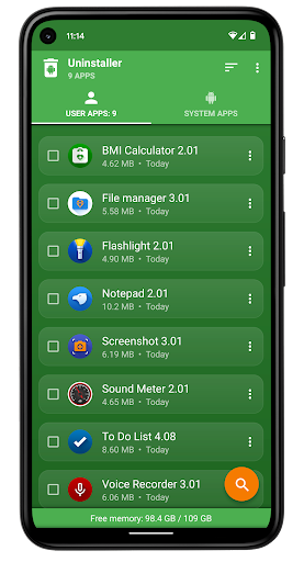 Uninstaller - screenshot 1