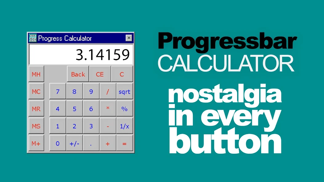 Progressbar Calculator - retro - screenshot 2