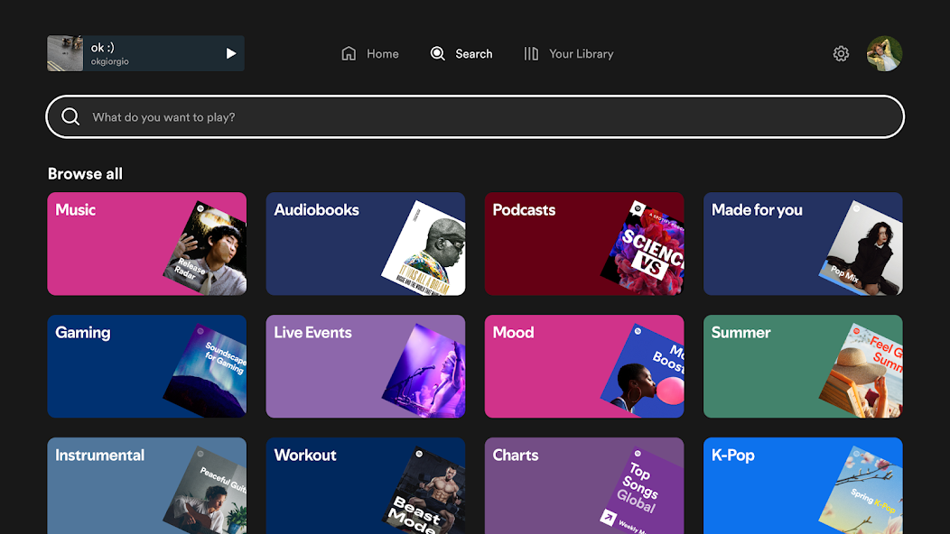 Spotify for Android TV - screenshot 12