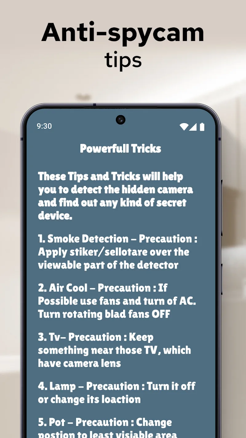 Hidden Camera Detector Spy Cam - screenshot 6