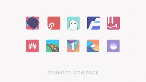 Squared - Square Icon Pack - screenshot 1