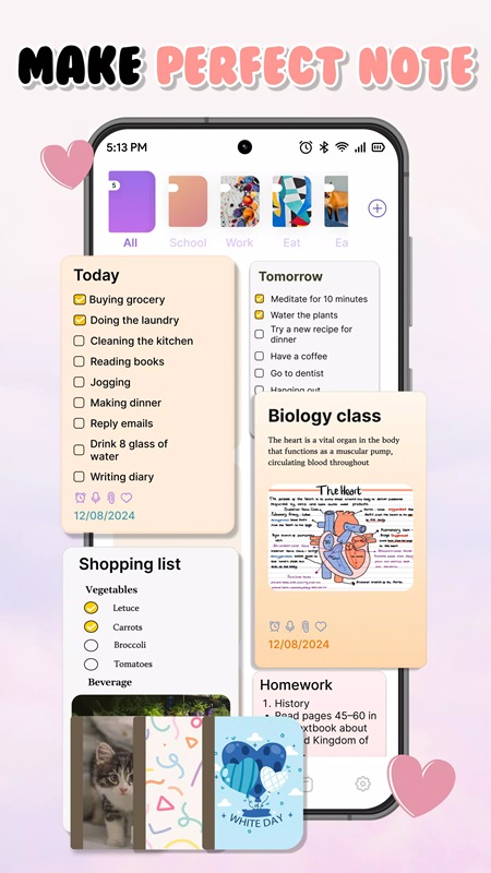 Cute Notes APK - screenshot 2