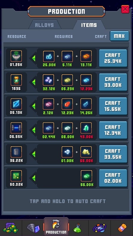 Galaxy Idle Miner APK - screenshot 4