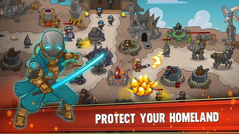 Steampunk Defense APK - screenshot 3