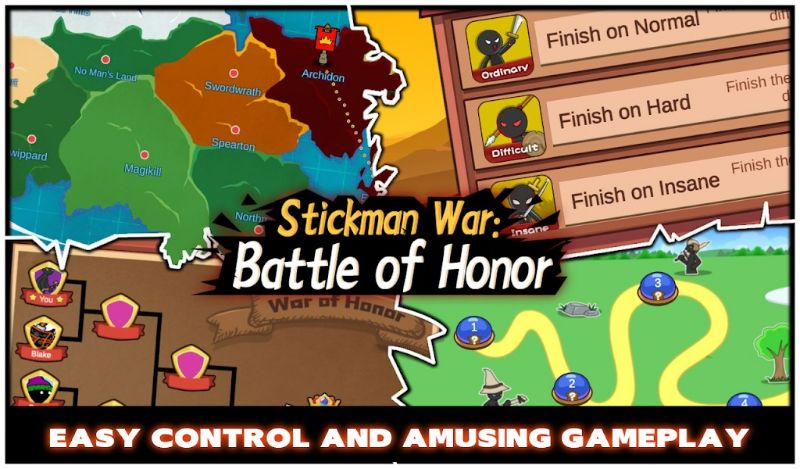 Stickman War Battle of Honor APK - screenshot 1