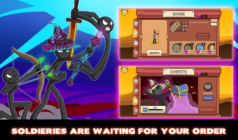 Stickman War Battle of Honor APK - screenshot 2