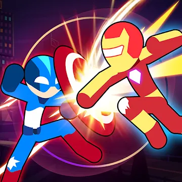 Stickman Heroes Fight - Super Stick Warriors MOD APK icon