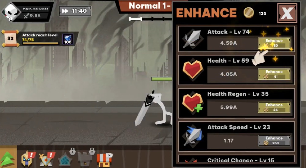 Stickman vs Monster APK - screenshot 1