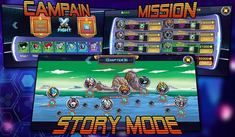 Stickman Warriors Dragon Legend Super Battle Fight APK - screenshot 4