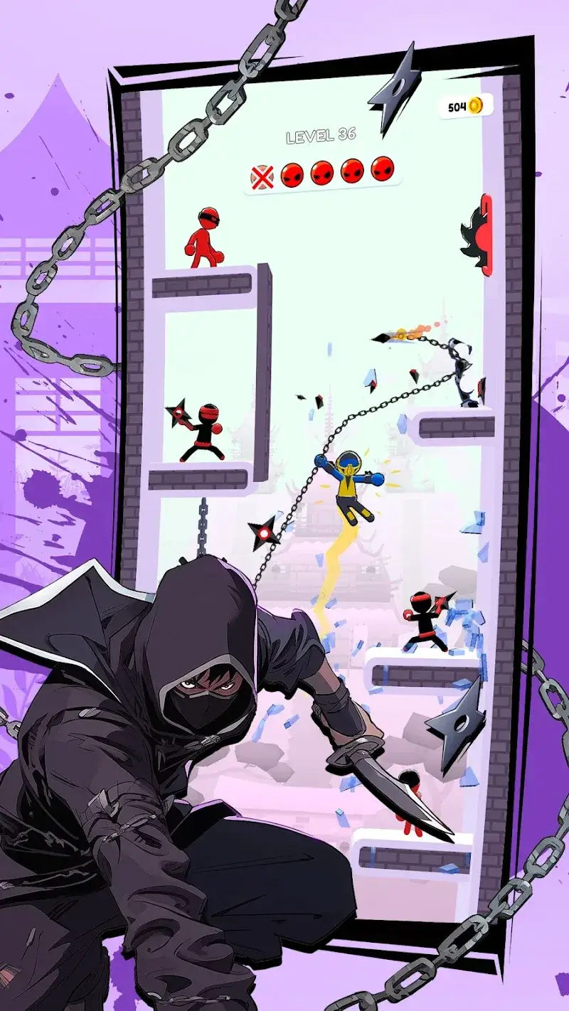 Stickman Teleport Master 3D - screenshot 1