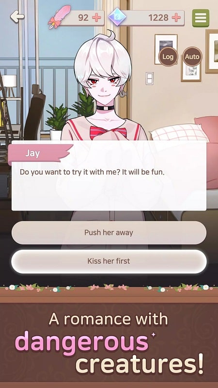Devil Kiss Romance otome game APK - screenshot 2
