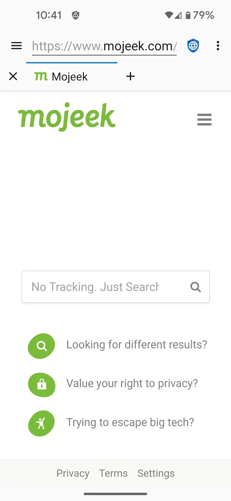 Privacy Browser v3.20 APK (Full Version) - screenshot 1