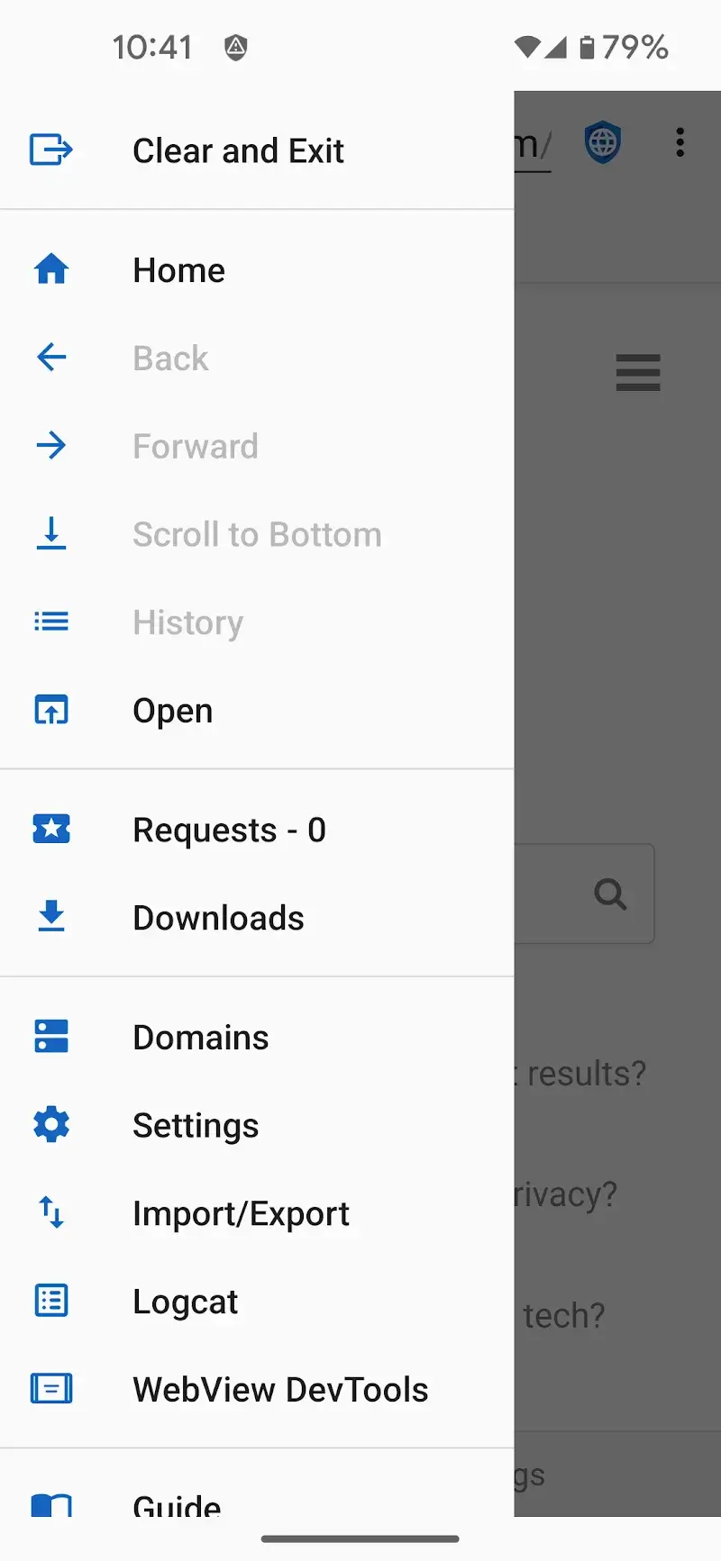 Privacy Browser v3.20 APK (Full Version) - screenshot 2
