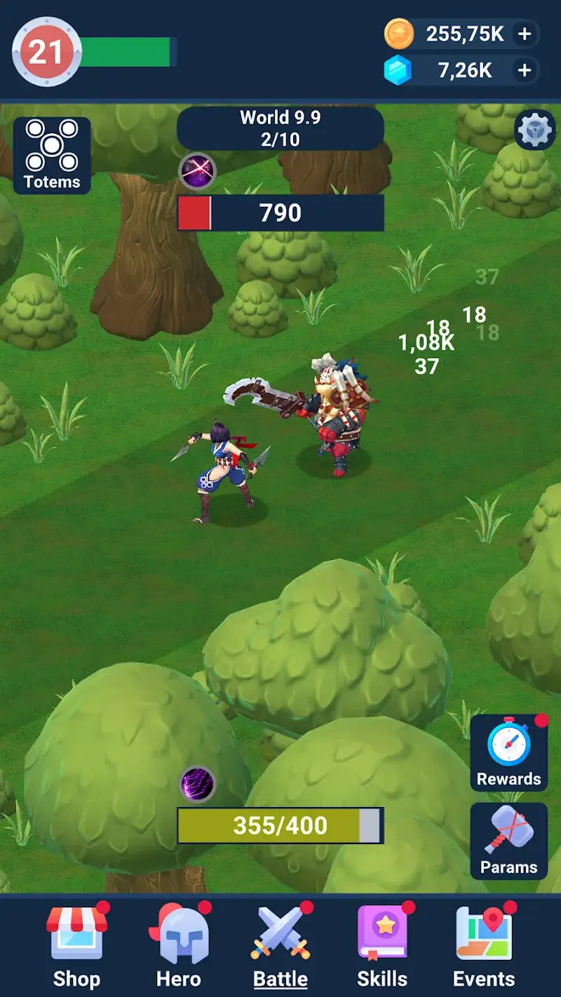 Idle Hero Clicker Idle RPG - screenshot 1