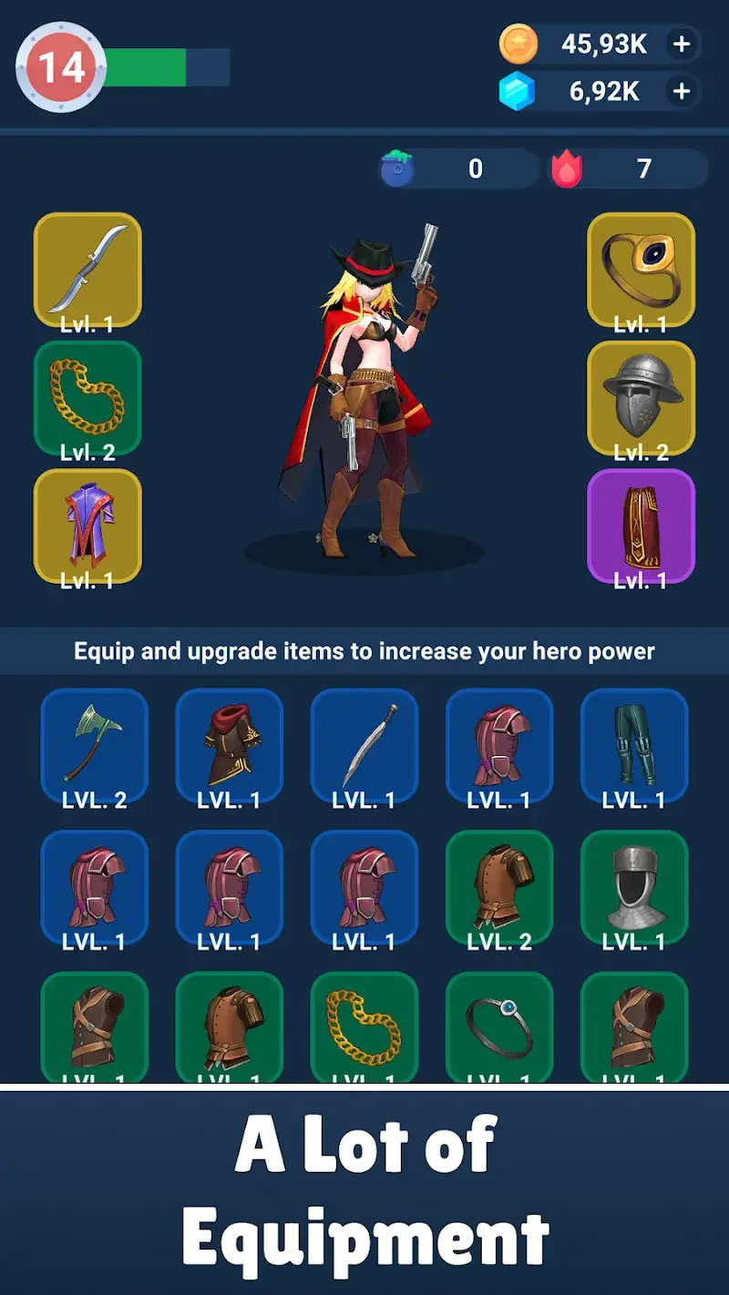 Idle Hero Clicker Idle RPG - screenshot 2