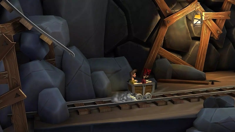 Minecart Mountain Platformer APK - screenshot 1