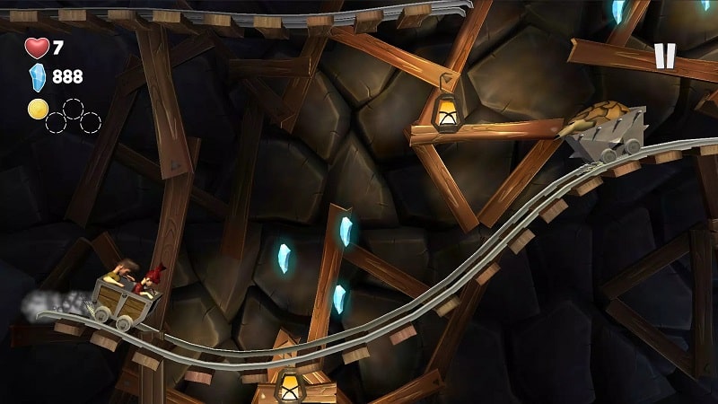 Minecart Mountain Platformer APK - screenshot 2