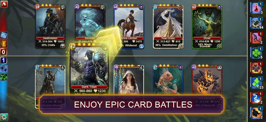 Blood of Titans: Card Battle - screenshot 8