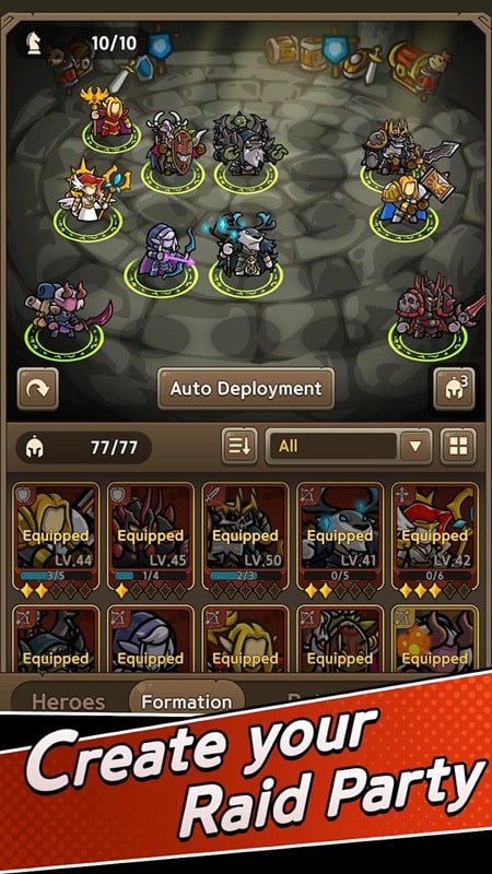 Idle Kingdom Raiders APK - screenshot 1