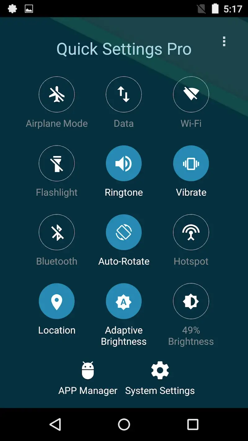 Quick Settings Pro - screenshot 4