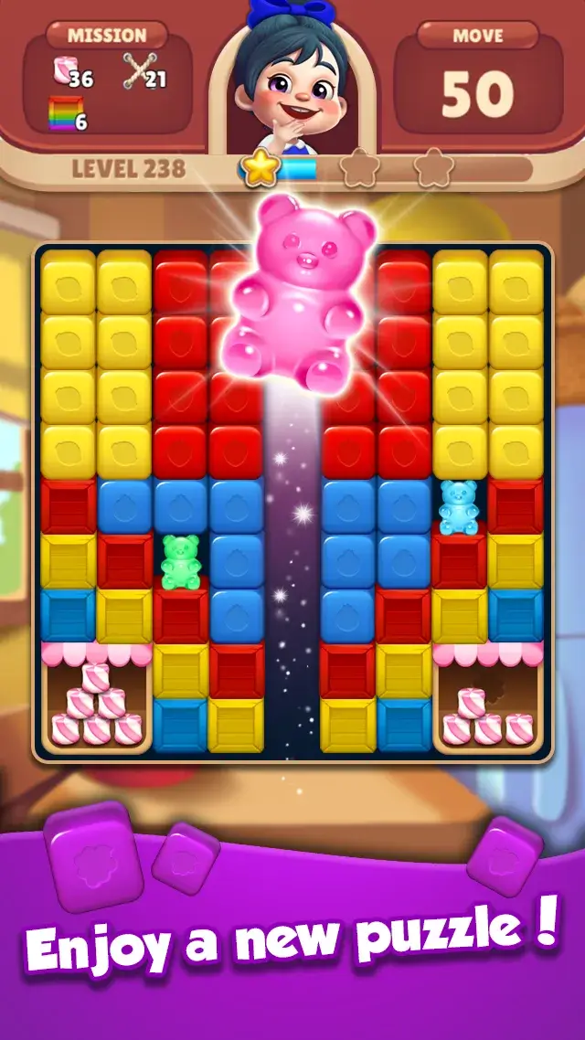 Hello Candy Blast Puzzle Match - screenshot 1