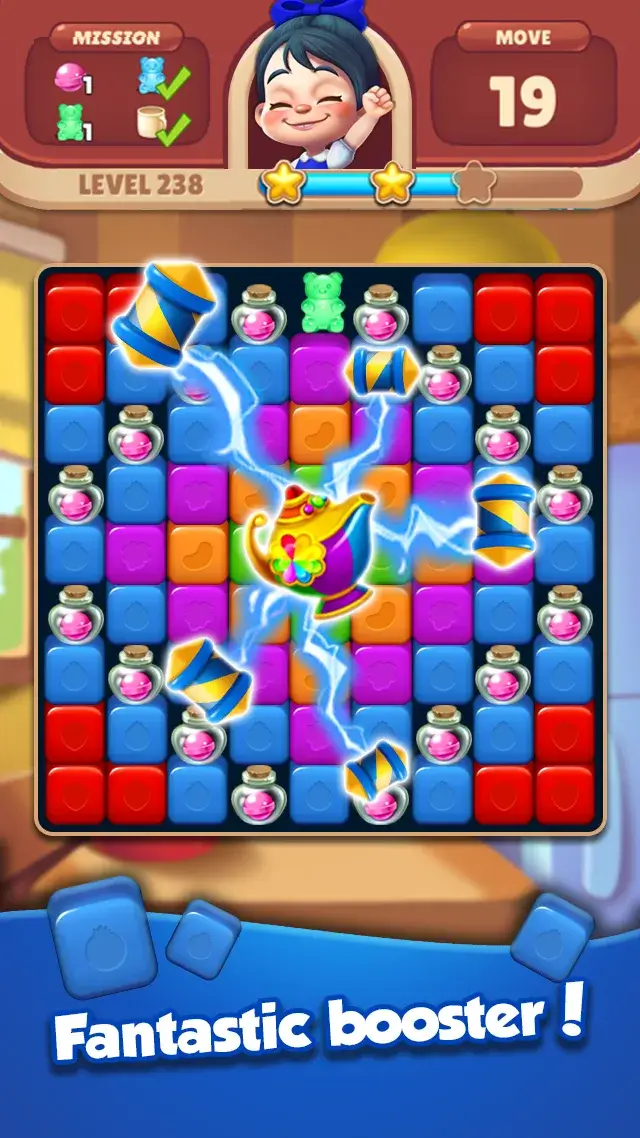 Hello Candy Blast Puzzle Match - screenshot 2