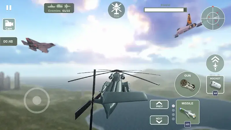 Helicopter Simulator Warfare - screenshot 3