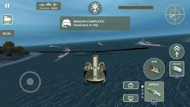 Helicopter Simulator Warfare - screenshot 5