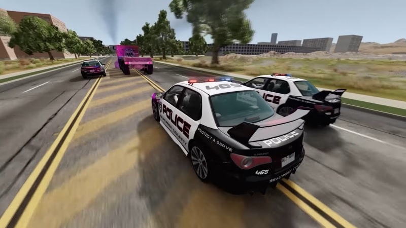 Police Car Chase Smashing Cop APK - app icon