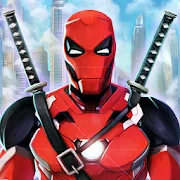 Superhero Iron Ninja Battle: City Rescue Fight Sim MOD APK icon