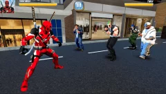 Superhero Iron Ninja Battle: City Rescue Fight Sim - screenshot 2