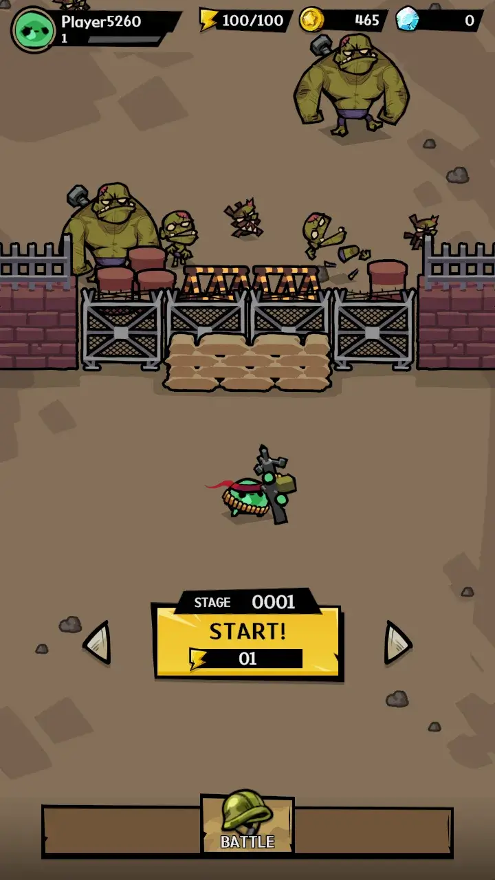 The Last Slime Zombie Defense - screenshot 1