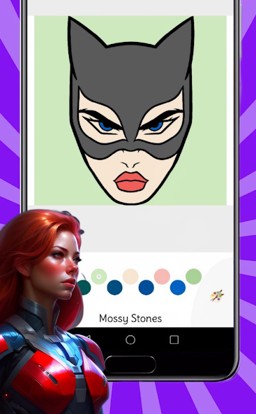 Super Heroes and Villains Coloring Book - screenshot 5