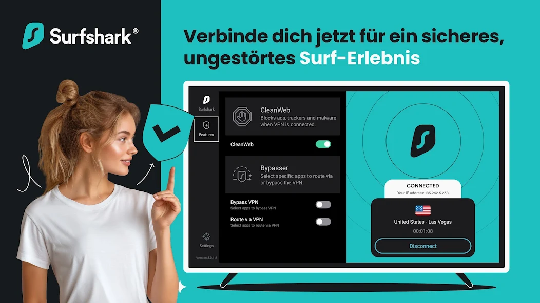 Surfshark VPN - screenshot 1