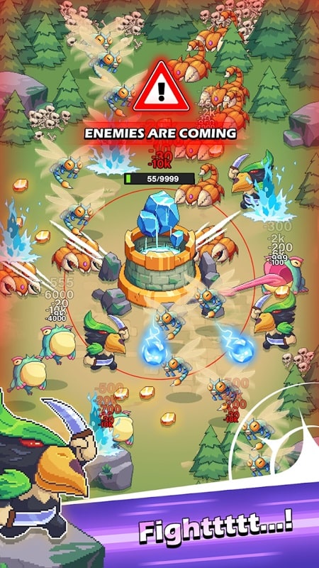 Pixel Defense Idle TD APK - screenshot 3